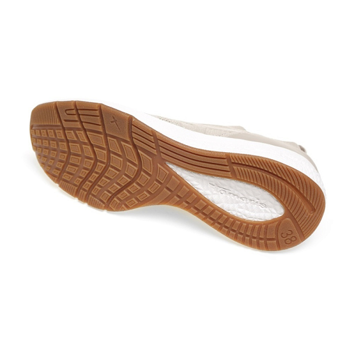 Женские кроссовки TAMARIS бежевые, артикул 1-24726-42-498