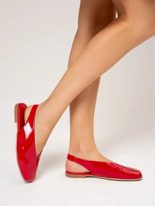 Женские слингбэки SOFIA-ALEXANDRA красные, артикул 51-BMA4-3-507