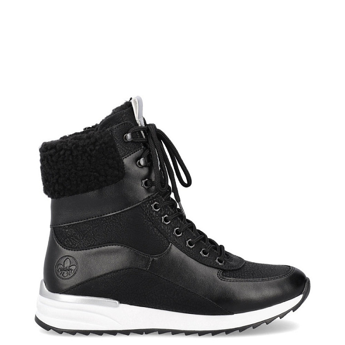 Женские ботинки basic RIEKER черные, артикул X8003-00