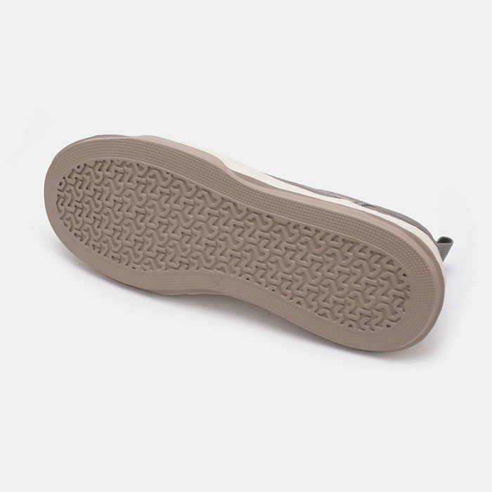 Мужские слипоны BRUNO RENZONI  серые, артикул BR16764-MT