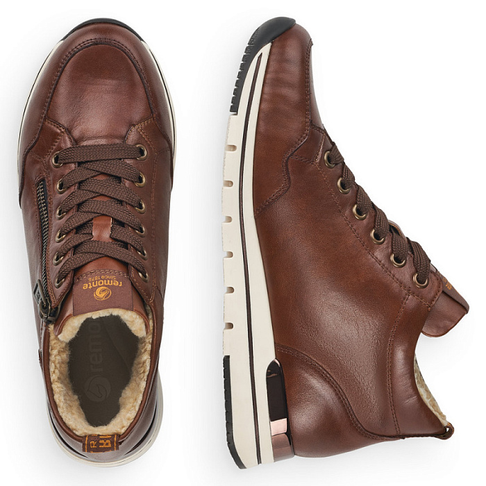 Женские ботинки basic REMONTE коричневые, артикул R6770-23