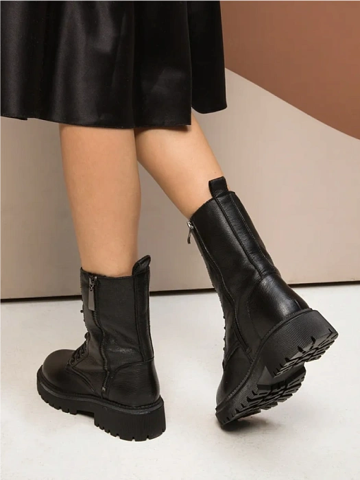 Женские берцы Donna Daniella  черные, артикул 32W10-19-101Z