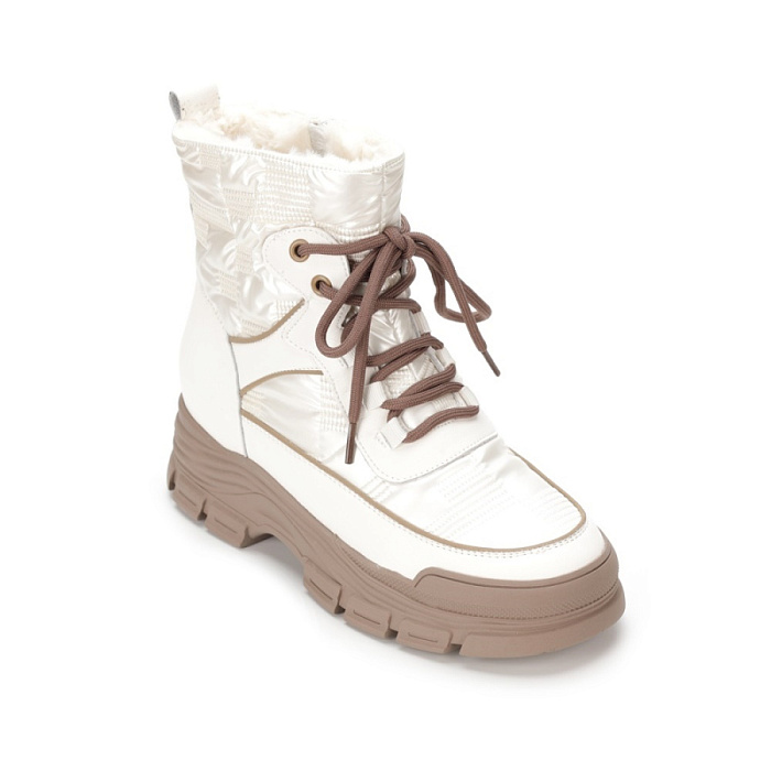 Женские ботинки basic FEDERICA RODARI белые, артикул 42E-H510-1B
