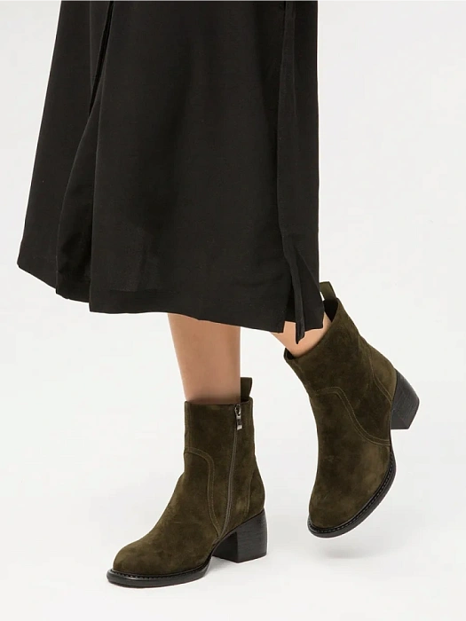 Женские ботильоны FEDERICA RODARI зеленые, артикул 7E-3C520-305