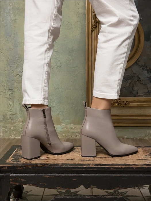 Женские ботильоны FEDERICA RODARI серые, артикул 7EOB-FH1502-4-971-M563