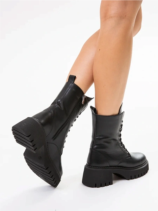 Женские берцы eObuv черные, артикул EO-Q-47-24-1/black