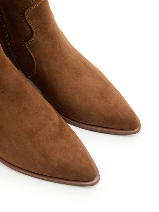 Женские казаки FEDERICA RODARI коричневые, артикул 7E-5C418-6-25W