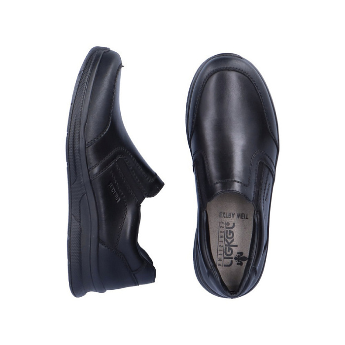 Мужские туфли RIEKER черные, артикул 14850-01