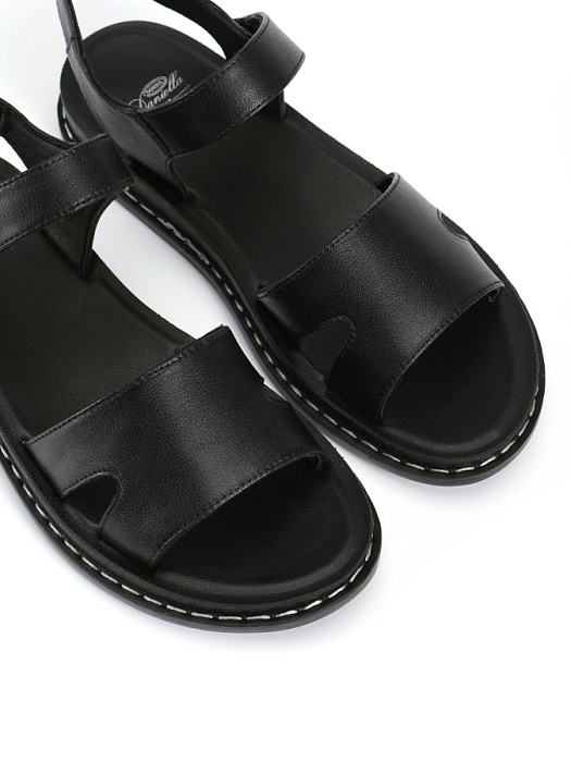 Женские сандалии Donna Daniella  черные, артикул 92AF05-101-1