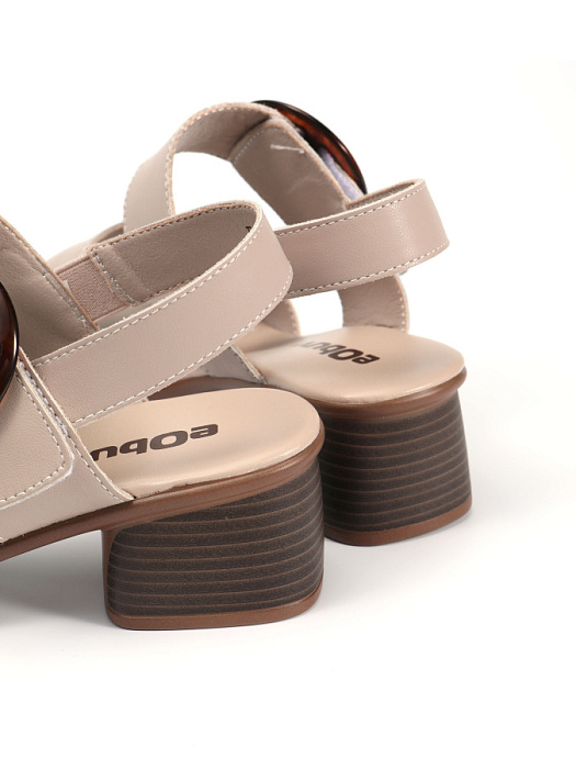 Женские босоножки  eObuv бежевые, артикул EA025-114