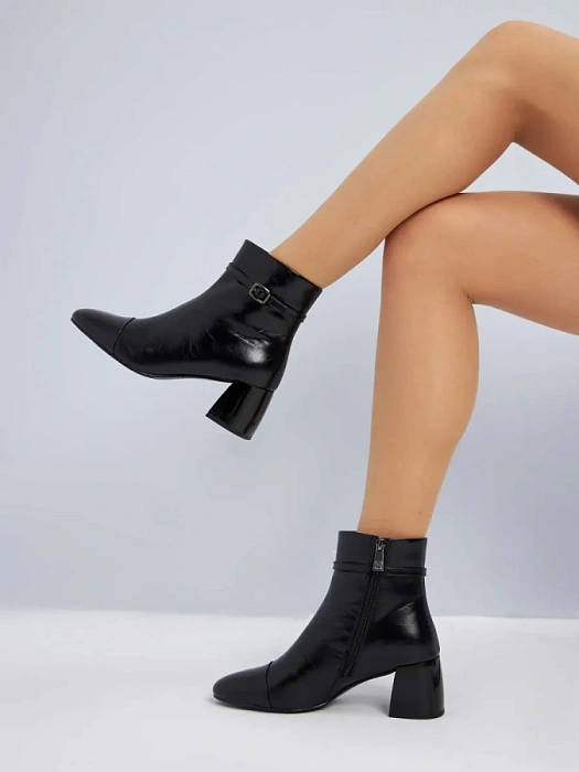 Женские ботильоны SOFIA-ALEXANDRA черные, артикул 4E-5557-303-25W