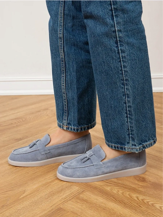 Женские туфли FEDERICA RODARI голубые, артикул 7E-3C3197-1629