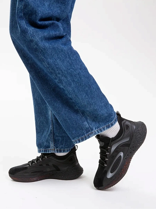 Мужские кроссовки BRUNO RENZONI  черные, артикул VK63-162554