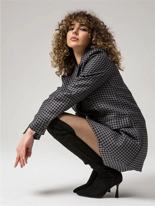 Женские ботфорты FEDERICA RODARI черные, артикул 7E-3H546-355