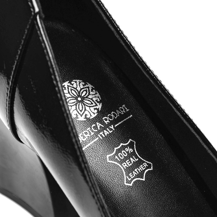 Женские туфли лодочки basic FEDERICA RODARI черные, артикул 17E-Z15099-L534-4