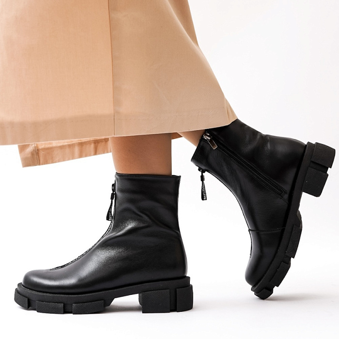 Женские ботинки basic FEDERICA RODARI черные, артикул 29021