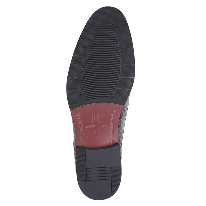 Мужские туфли basic BRUNO RENZONI  черные, артикул 5332A-946A