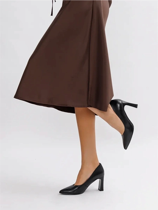 Женские туфли лодочки basic eObuv черные, артикул EO22C5-27-201