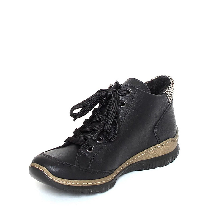 Женские кроссовки RIEKER черные, артикул N3211-00