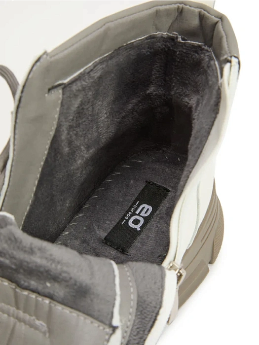 Женские ботинки eObuv белые/серые, артикул AW25-60-3