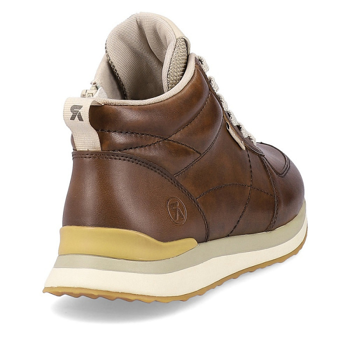 Женские ботинки basic RIEKER коричневые, артикул 42570-22