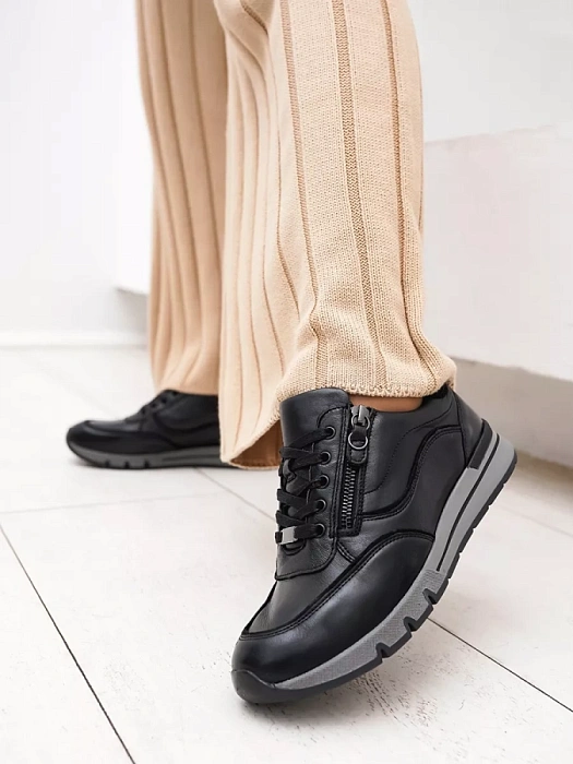 Женские кроссовки eObuv черные, артикул 9-73750-41-070