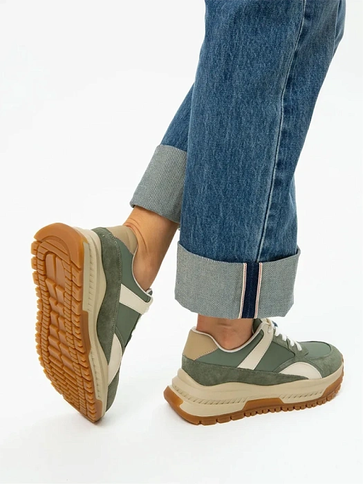 Женские кроссовки STROBBS хаки, артикул F7534-19