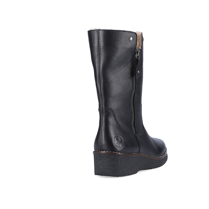 Женские полусапоги RIEKER черные, артикул Y4653-00