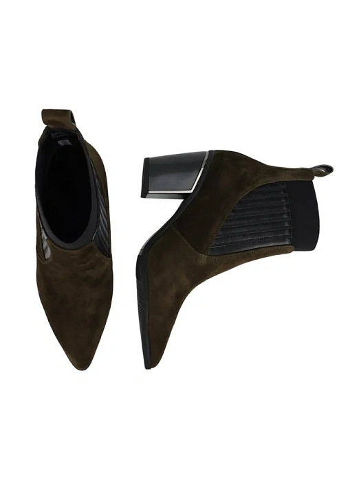 Женские ботильоны FEDERICA RODARI хаки, артикул 7E-3C509-60