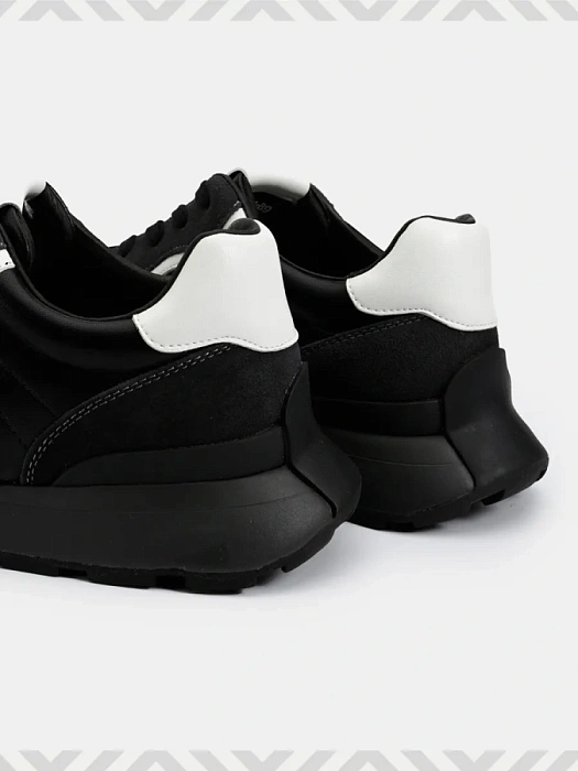 Мужские кроссовки BRUNO RENZONI  черные, артикул ZCA8980T-B9