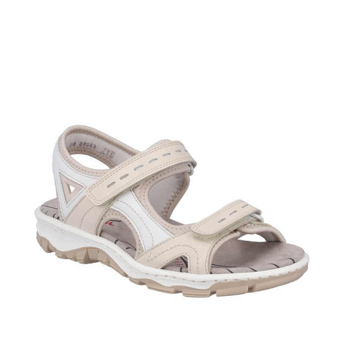 Женские сандалии RIEKER бежевые, артикул 68866-62