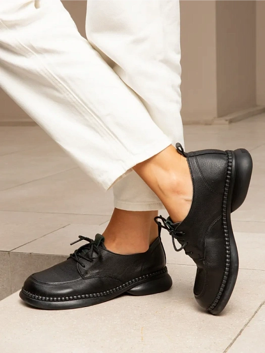 Женские туфли eObuv черные, артикул CTS24-BWLM3-009A