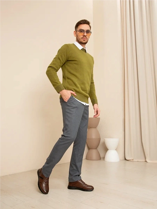 Мужские кроссовки BRUNO RENZONI  коричневые, артикул DSHD-DM001B