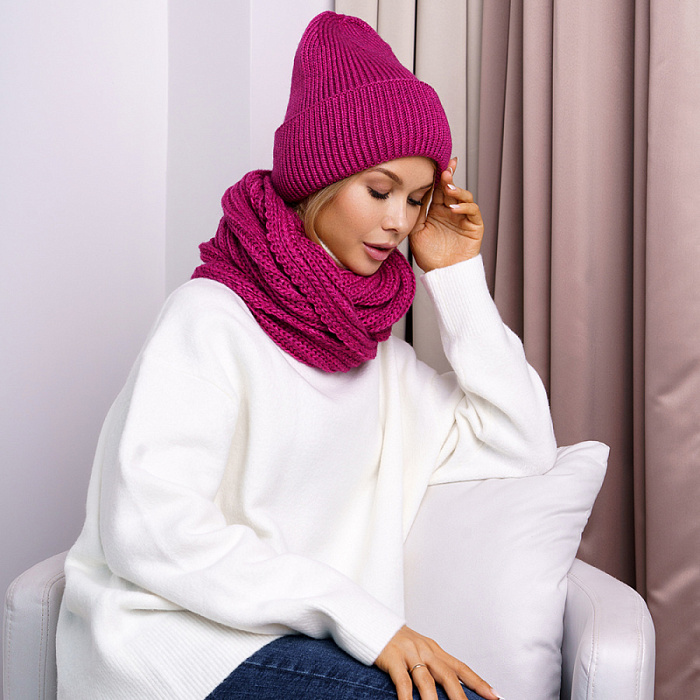 Головной убор FEDERICA RODARI, артикул FD401/5_fuchsia