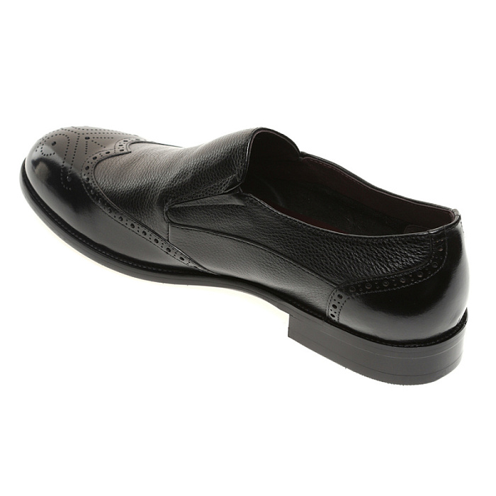 Мужские туфли basic BRUNO RENZONI  черные, артикул YS288AB-K14A