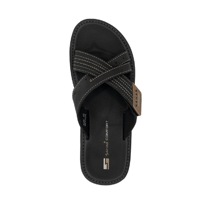 Мужские слайдеры SAHAB черные, артикул S526MK