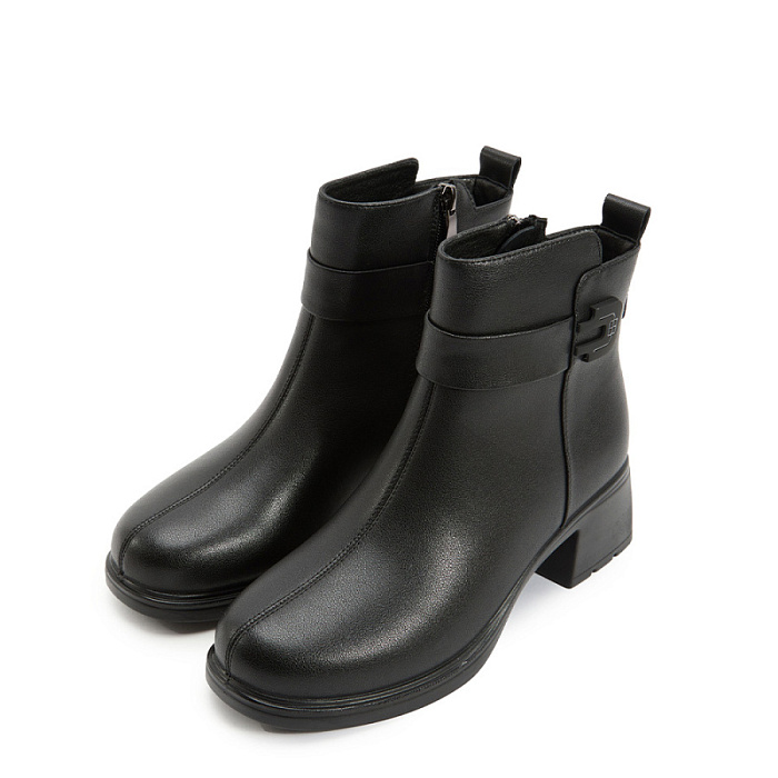 Женские ботинки eObuv черные, артикул DY25030716A