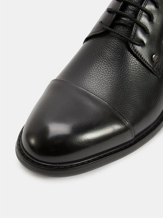 Мужские туфли BRUNO RENZONI  черные, артикул 24118-35-F198X