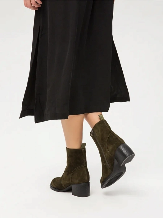 Женские ботильоны FEDERICA RODARI зеленые, артикул 7E-3C520-305