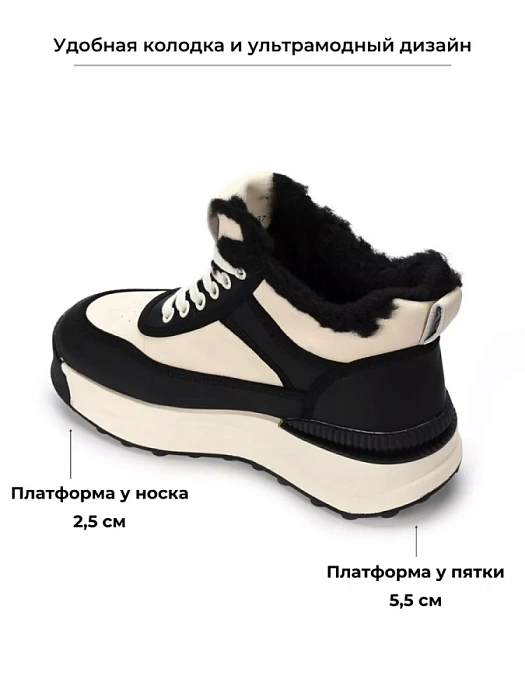 Женские ботинки basic Donna Daniella  черные, артикул T182-011