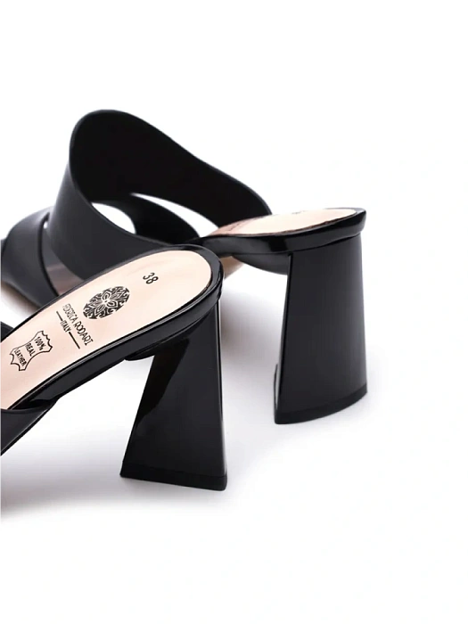 Женские сабо FEDERICA RODARI черные, артикул 38E-HF530-6636L1