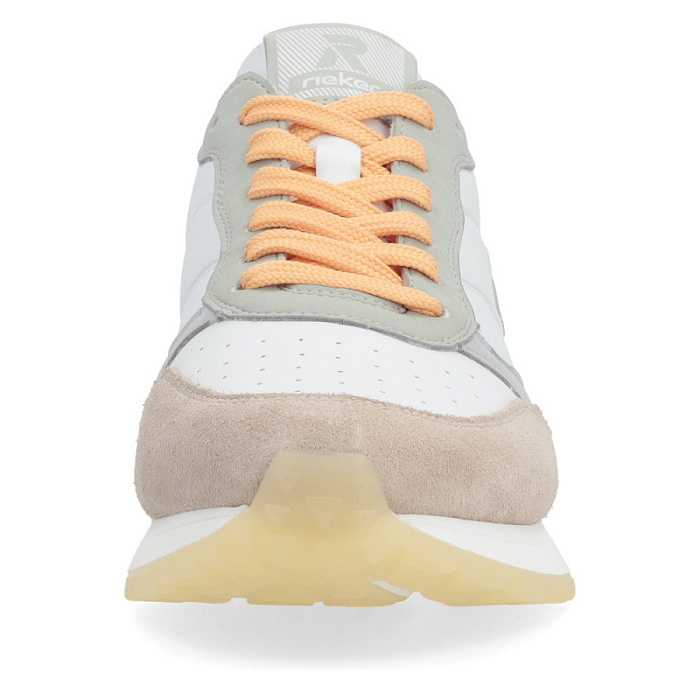 Женские кроссовки RIEKER белые, артикул W0608-80