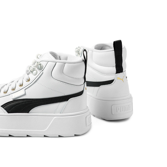 Женские кеды Puma белые, артикул 38585703