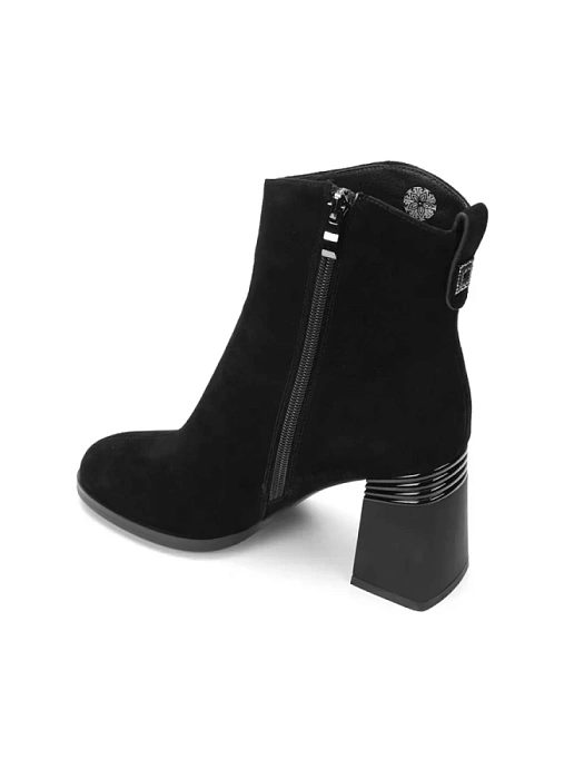 Женские ботильоны FEDERICA RODARI черные, артикул 38E-Z11-A15