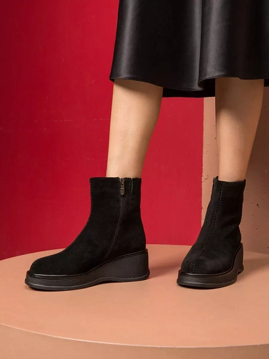 Женские ботинки basic SOFIA-ALEXANDRA черные, артикул 17E-Z16490-B01B