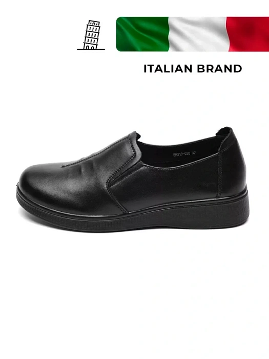 Женские туфли Donna Daniella  черные, артикул EH319-020