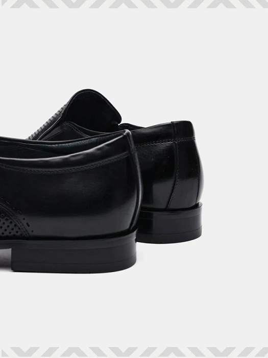 Мужские туфли basic BRUNO RENZONI  черные, артикул 5281B-990A