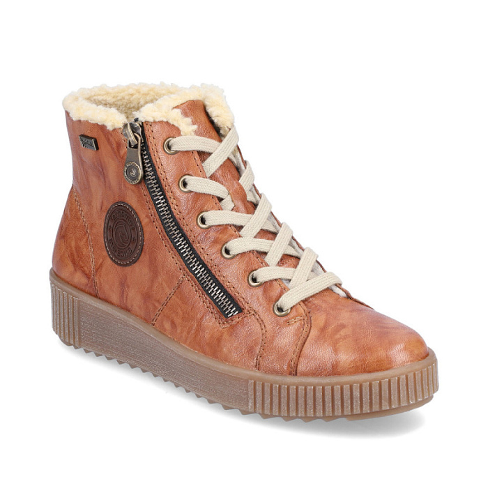 Женские ботинки REMONTE рыжие, артикул R7980-23