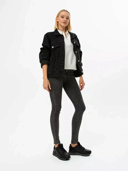 Женские кроссовки STROBBS черные, артикул F7514-3