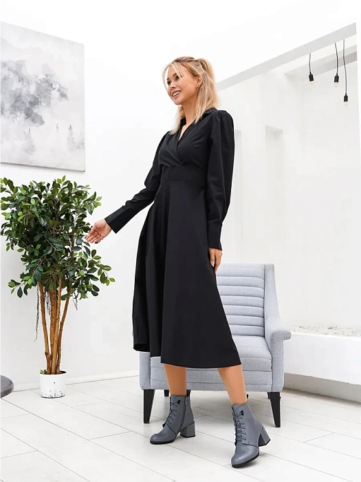 Женские ботильоны FEDERICA RODARI серые, артикул 4E-1057-305